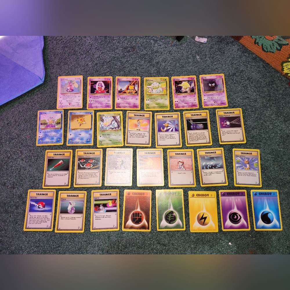 Original Base Set 2 Pokemon Cards